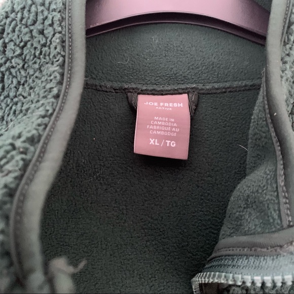 Joe Fresh Dark Green Teddy Bear Jacket - Picture 4 of 4